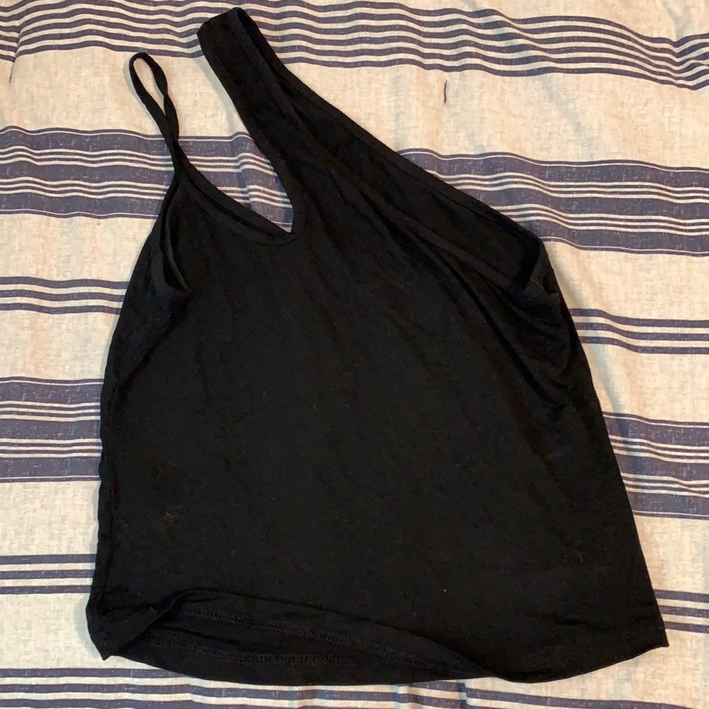 Black going out crop top